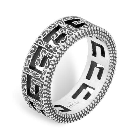 gucci textured metal ring|gucci ring women.